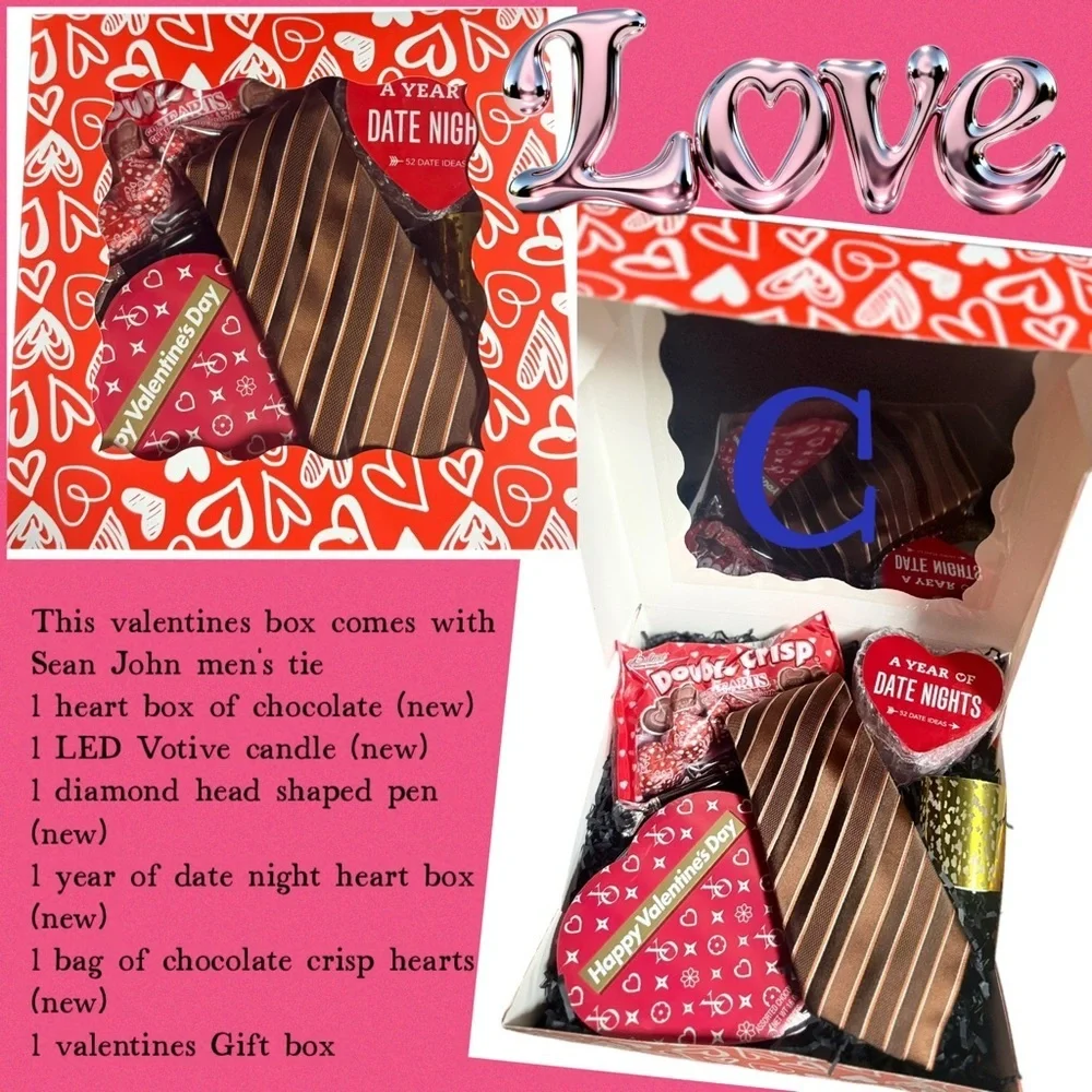 🔥Men’s LUXURY Valentines gift boxes (premade)rready to gift set C available